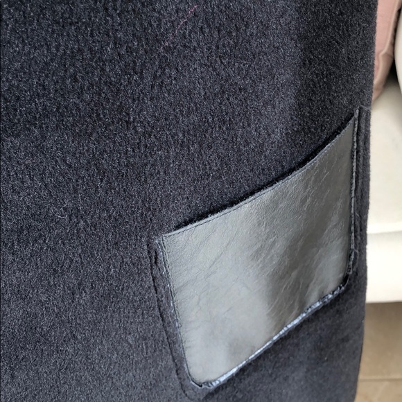 BCBG long faux leather double sided vest - Picture 8 of 8